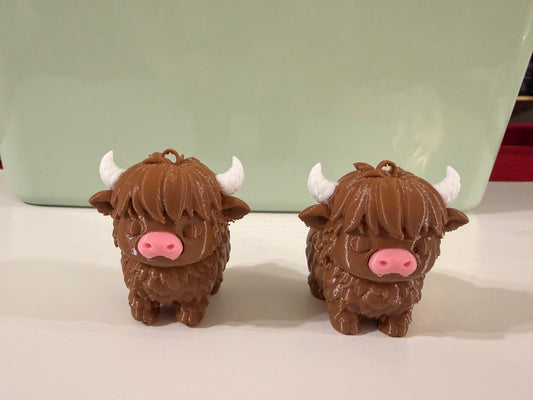 Highland Cow Keychains