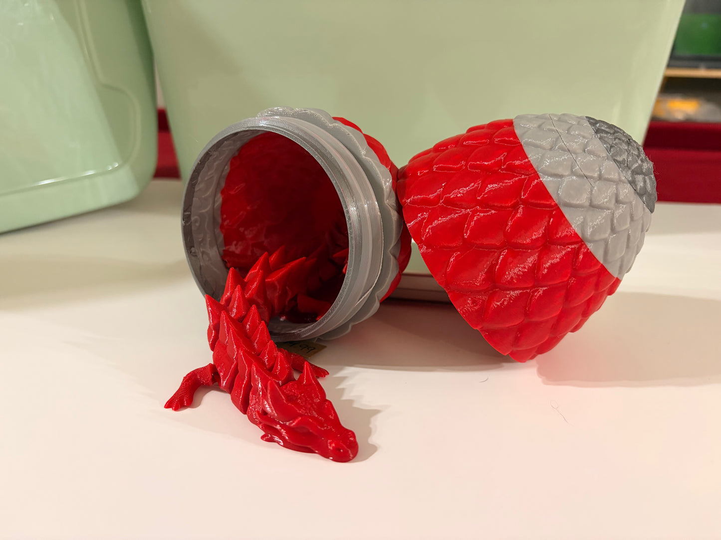 Flexie Dragon With Egg