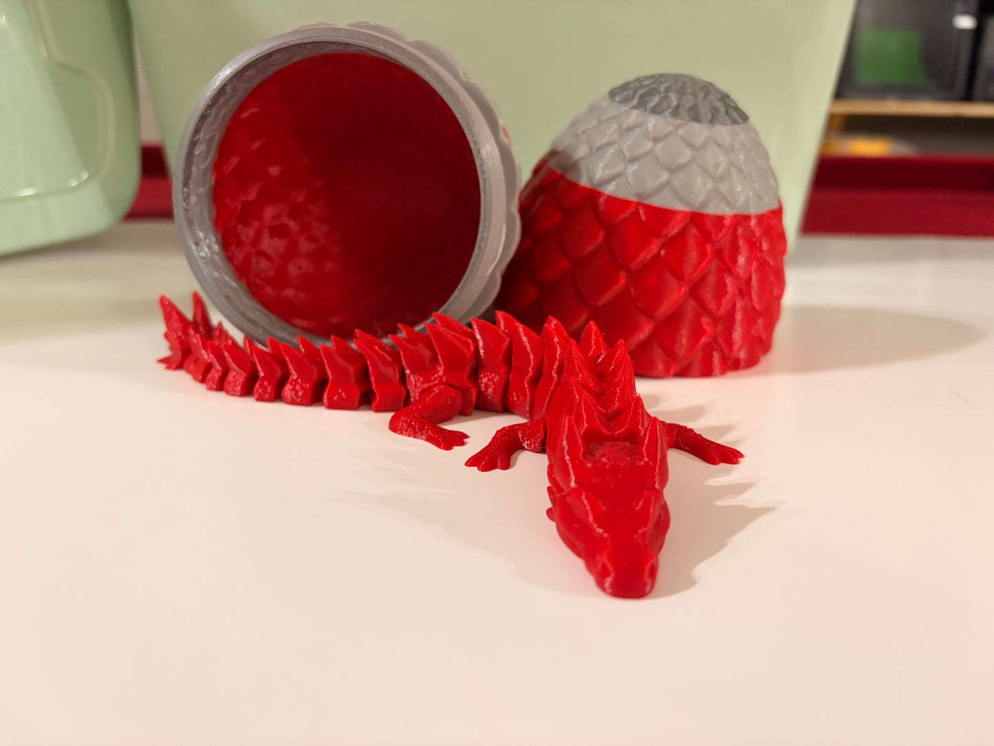 Flexie Dragon With Egg